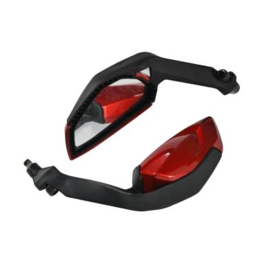 TGP Spion Yamaha Kaca Cembung Model Stylish - Merah -