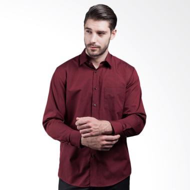 MANLY Wilson Regular Fit Plain Shirt Kemeja Pria