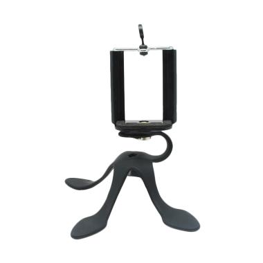 Gekkopod Tripod Kaki Cicak untuk Smartphone With Clamp Size S - Black