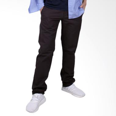 Coup Men Straight Long Celana Panjang - Dark Grey