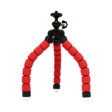 Godric Spider Mini Flexible Tripod  ... mi Yi/BRICA/GoPro - Merah