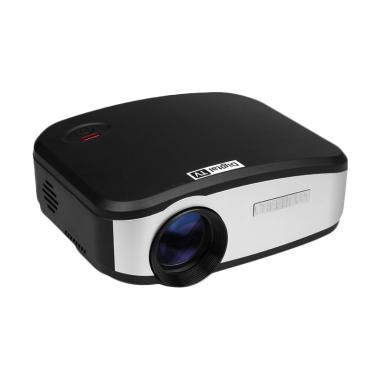 CHEERLUX C6 Mini LED Projector 1200 Lumens with TV Tunner - Black