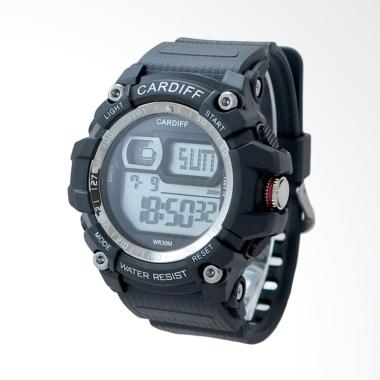 Cardiff LCD Jam Tangan Pria - Black [C 207]