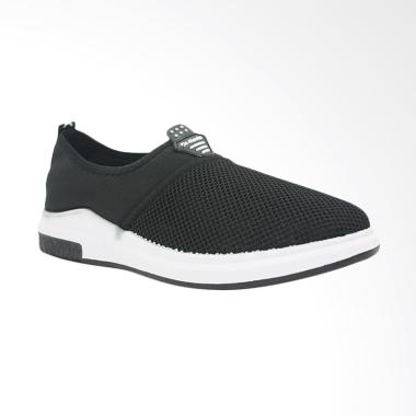 Dr.Kevin Men Slip On Sepatu Pria - Black [13316]