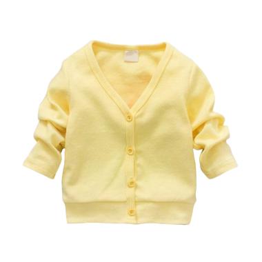 Abby Baby Cardigan Baju Anak - Yellow