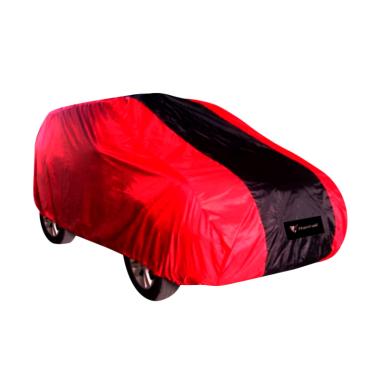 Mantroll Cover Mobil Daihatsu - Merah Strip Hitam