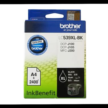 Brother LC539XL BK Mono Ink Catride Printer - Black