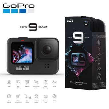 GoPro HERO 9 Black 5K Video Action Camera Black - Garansi Resmi TAM - Evertron