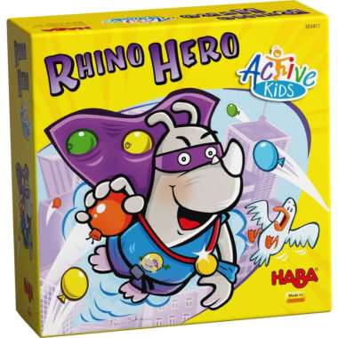 Rhino Hero Active Kids Board Game