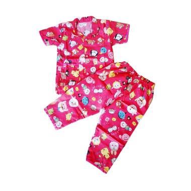 Nayshop Lilo Piyama Unisex Baju Tidur Anak - Red