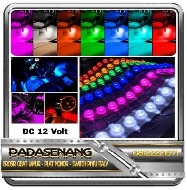 Lampu LED Kolong 12 Volt/Lampu LED Kolong 3 Mata/Titik/Lampu LED++... Pink