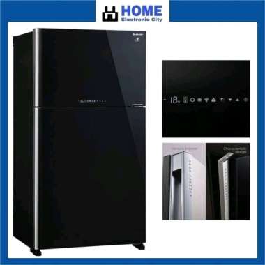 SHARP SJ-IG961PG-BK Kulkas 2 Pintu Garansi Resmi Black