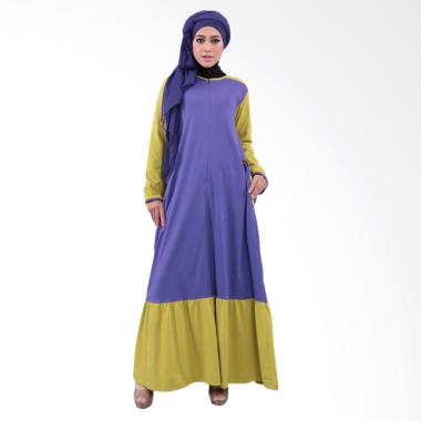 Qirani Melati 186 Dress Muslim Wanita - Ungu