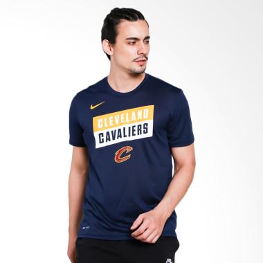 NIKE Men Basketball Cleveland Cavaliers Dry Tee Essentials Kaos Olahraga Pria [Stck TM AA2440-419]
