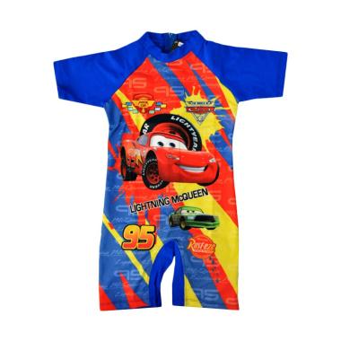Nice Baby Motif Mc.Queen Baju Renang Anak Laki Laki - Biru