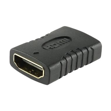 Universal HDMI Female to Female Adapter - Hitam