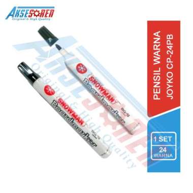 Spidol Papan Tulis White Board Marker Snowman BG12 [Tidak Permanen] Hitam