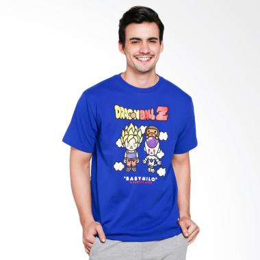 A Bathing Ape Bape x Dragon Ball Z Tee Kaos Pria - Blue