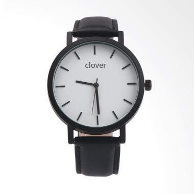 Clover Jam Tangan Kasual Pria - Hitam