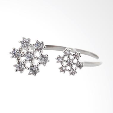 Cocoa Jewelry Snowy Wish Cincin - Silver