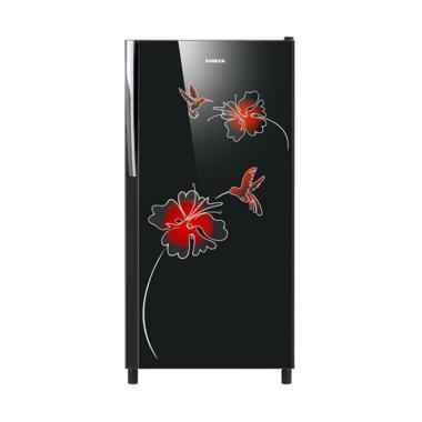Sanken SK-G185H-BKG Kulkas 1 Pintu - Black