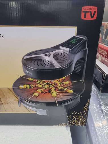 RB BBQ Halogen Grill RH-GP 1500W | Memanggang Tanpa Asap HITAM
