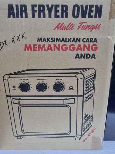 RB RFO-M900W Air Fryer Oven Multi Fungsi - Manual hitam