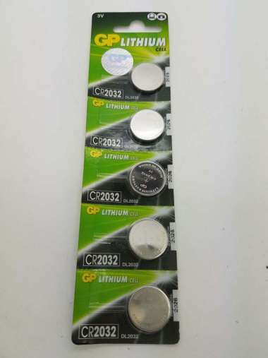GP Baterai CR2032 / Battery / Batre Lithium CR2032 silver