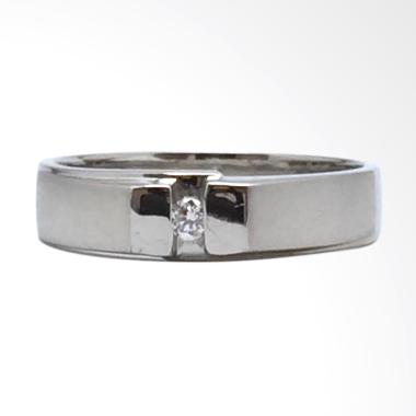 Pentacles FC01538 Wedding Ring White Gold with Diamond