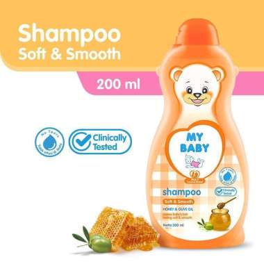 harga My Baby Shampoo Shampo Bayi 200ml - Soft & Smooth Blibli.com
