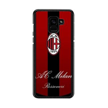 Guard Case Ac Milan Logo O1204 Cust ... msung Galaxy A8 2018 Plus