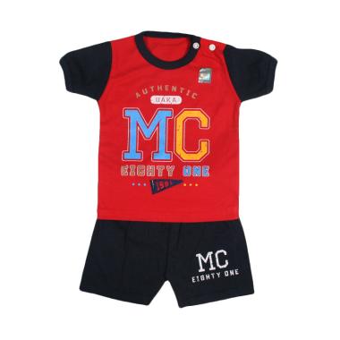 UAKA BABY UK-612140 Oblong Setelan Baju Anak Laki-laki - Merah UAKA BABY UK-612140 Oblong Setelan Baju Anak Laki-laki - Merah