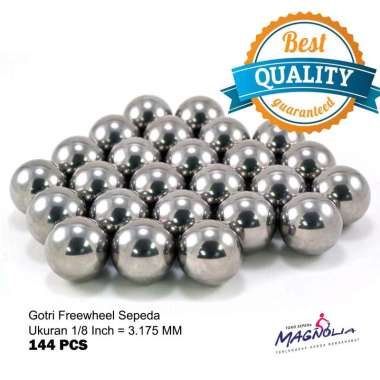 Gotri Freewheel Sepeda 1 / 8 Inch - 3.175 MM Steel Ball - 144 PCS