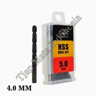 Mata bor besi HSS Tjap Mata Drill bits Cap Mata hss 4 MM