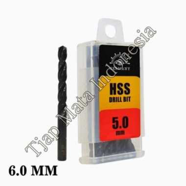 Mata bor besi HSS Tjap Mata Drill bits Cap Mata hss 6 MM