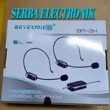 Mic headset wireless bando headset Bayermic BM-2H BM2H original suara sensitif cocok buat imam