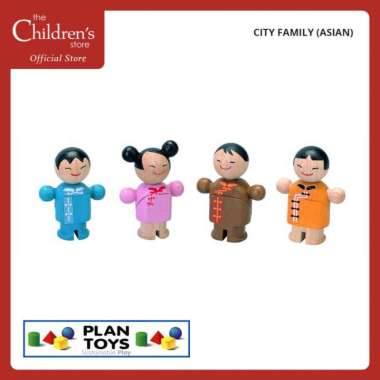 Plan toys - City Family (Asian)