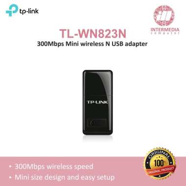 TP-LINK TL-WN823N USB Wifi Mini Wireless Adapter WN823N 823N 300Mbps hitam