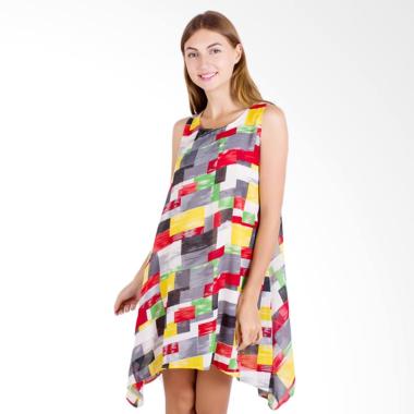 Palm Lagoon 5322140101010806501 Plaid Mini Dress - Grey Palm Lagoon 5322140101010806501 Plaid Mini Dress - Grey