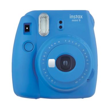 Fujifilm Instax Mini 9 Shibuya Package Kamera Pocket - Cobalt Blue