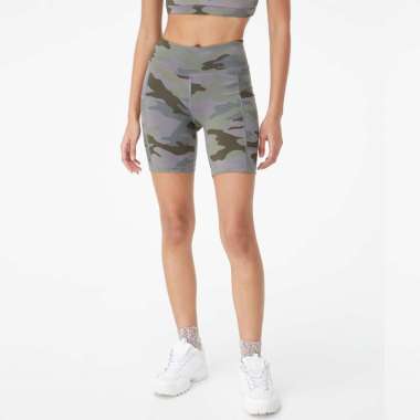 Aeropostale Camo Flex High-Rise Pocket Bike Short APS000| Celana Olahraga Wanita XS Castle