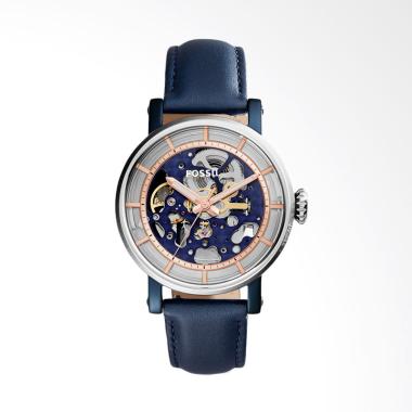 Fossil Boyfriend Automatic Skeleton ... ngan Pria - Biru [ME3136]