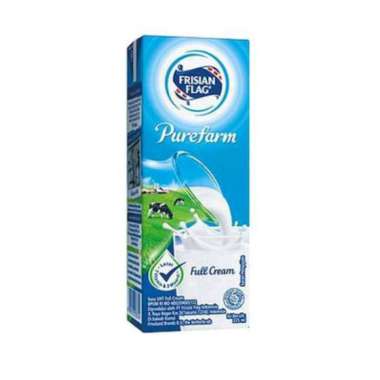 Promo Harga Frisian Flag Susu UHT Purefarm Full Cream 225 ml - Blibli