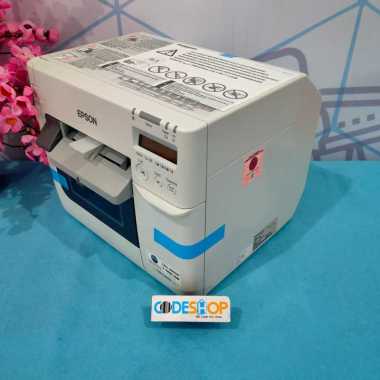 BARCODE PRINTER SEMI INDUSTRIAL EPSON TM-C3510 BARCODE PRINTER PUTIH