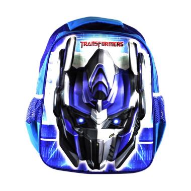 Ellenov Motif Head Transformer Tas Ransel Sekolah Anak