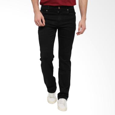 Edwin Regular Fit Celana Jeans Pria - Hitam [505-05-01]