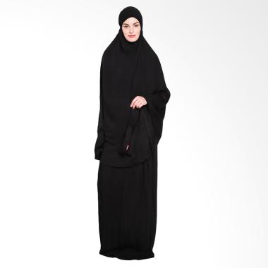 Tatuis Evanthe Chana Tiara 285 Mukena - Black Tatuis Evanthe Chana Tiara 285 Mukena - Black