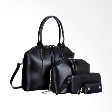Lansdeal Shoulder Bag Women Handbag Tas Wanita - Black