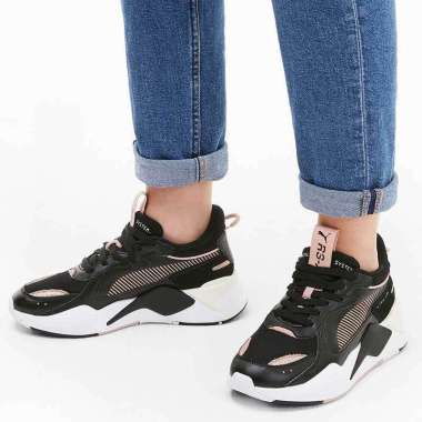 puma black and gold womens