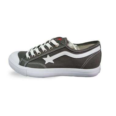 SEPATU RUNNER LOW - sepatu lokal bandung bisa dipakai untuk sekolah dan berpergian / kode 601 40 Abu